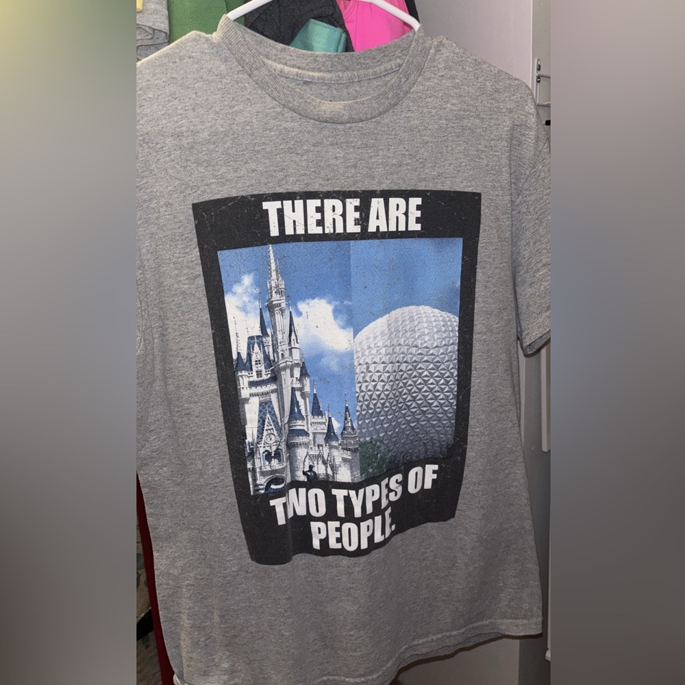 Disney Parks Epcot and Magic Kingdom shirt